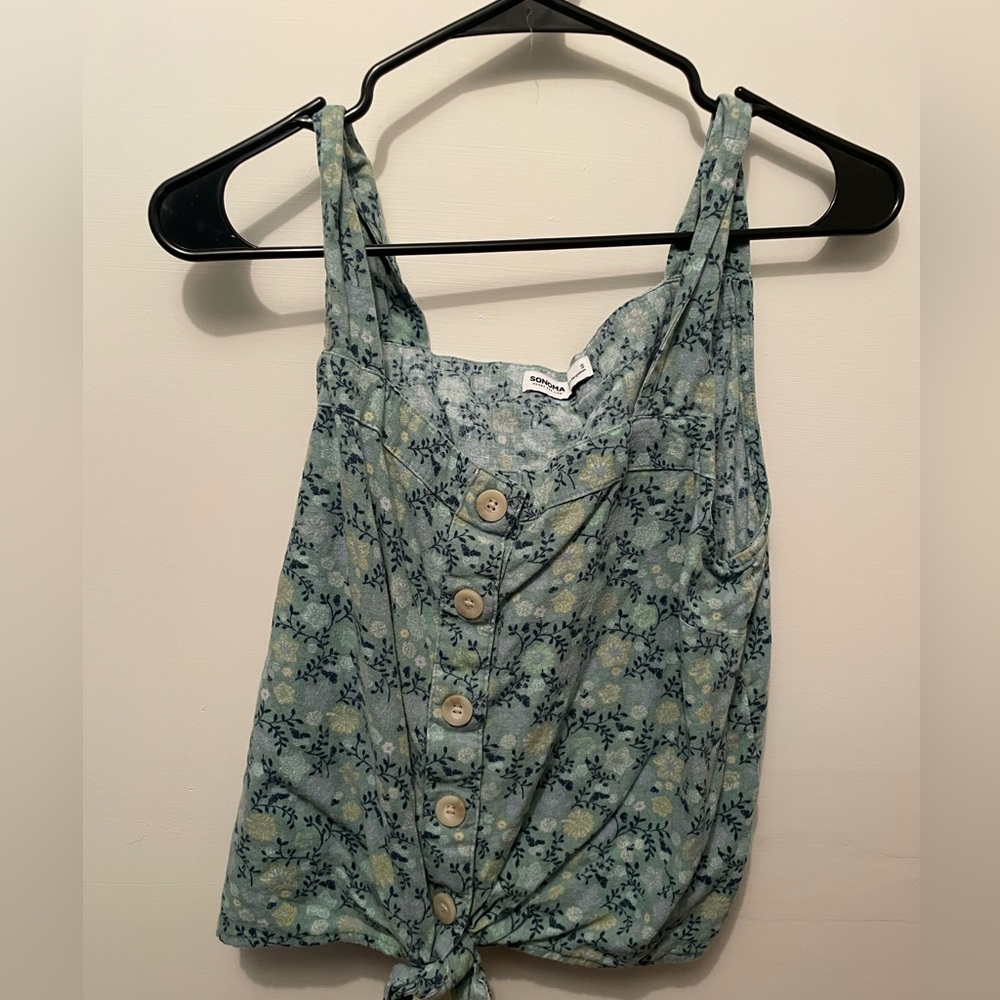 Sonoma size small tank top floral print
